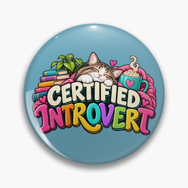 Item preview, Certified Introvert designed and sold by Elisabeth Lucas.