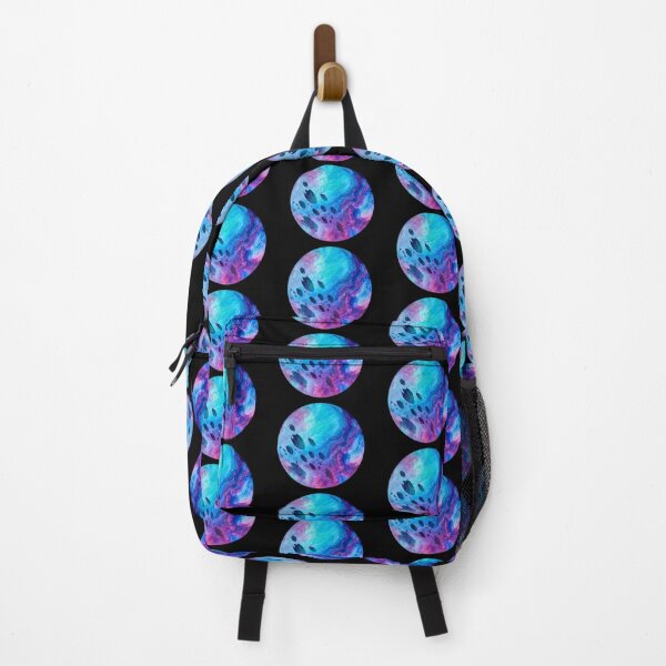 Item preview, Blue Purple Watercolor Planet with Cosmic Texture designed and sold by -KRAFTWERK.