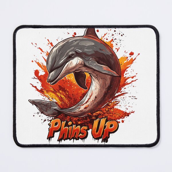 Item preview, Fierce Dolphin with Rugby Ball Splash Art designed and sold by Valor Vibes Clothing Co..