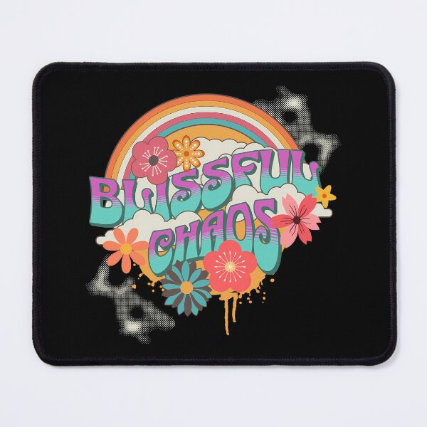 Item preview, Blissful Chaos Groovy Rainbow Hippie Flower Design designed and sold by FaeryNuff.