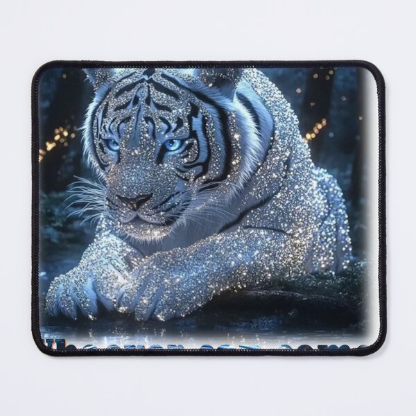 Item preview, Crystal tiger image designed and sold by Mythos-Apparel.