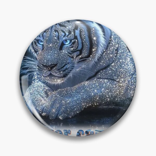 Item preview, Crystal tiger image designed and sold by Mythos-Apparel.