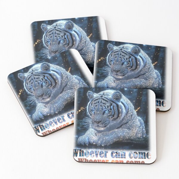 Item preview, Crystal tiger image designed and sold by Mythos-Apparel.