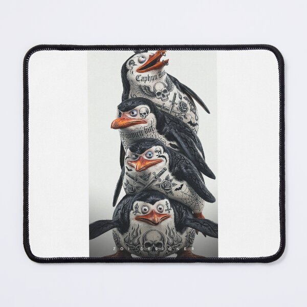 Item preview, Funny Penguin Portrait – Cute Crazy Eyes Animal Art Sticker designed and sold by Sukuun.