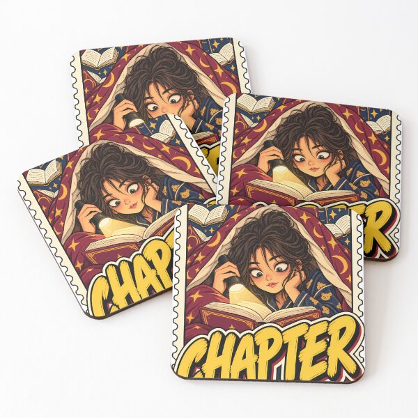 Item preview, One more chapter illustration designed and sold by WhimsyPeachCo.