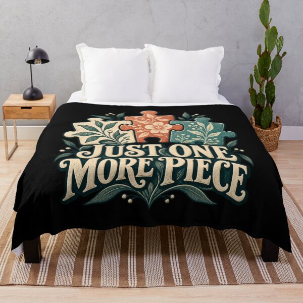Item preview, Just One More Piece - Jigsaw Puzzle Lover designed and sold by Good Mood Foundry.