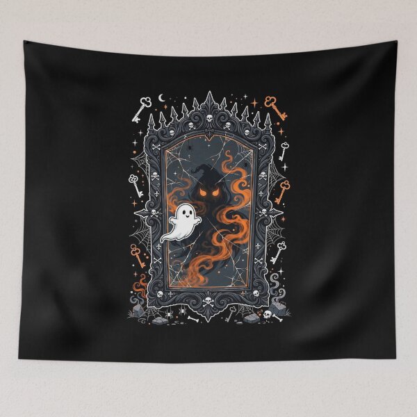 Item preview, The Haunted Mirror — Reflections of Evil - Halloween  designed and sold by DibujandoPorfa.