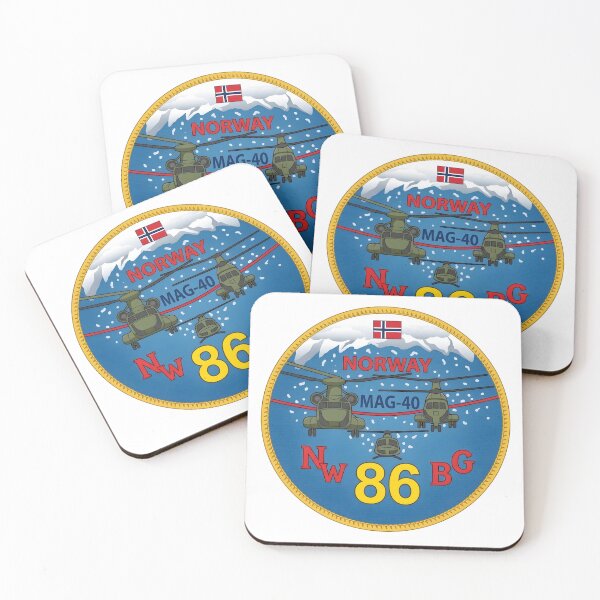 Item preview, Official Insignia of USMC MAG-40 Norway Exercise "NW BG 86" Deployment designed and sold by CharlieDesings.