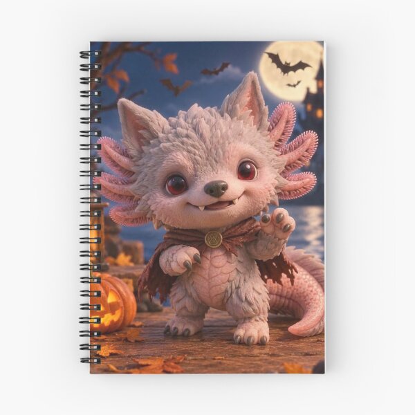 Item preview, Kawaii werewolf axolotl – Fantasy creature designed and sold by Axokris.