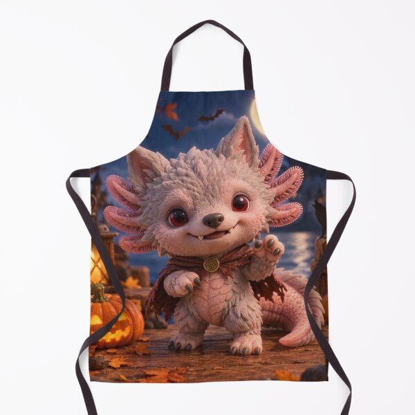Item preview, Kawaii werewolf axolotl – Fantasy creature designed and sold by Axokris.