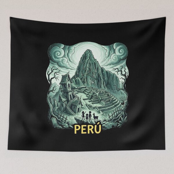 Item preview, Fantasy Peru: Inca Ruins and Mountain designed and sold by EdwinkOne.