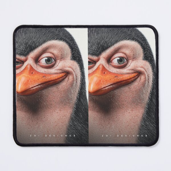 Item preview, Funny Penguin Portrait – Cute Crazy Eyes Animal Art Sticker designed and sold by Sukuun.