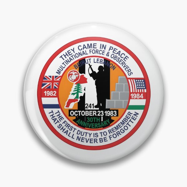 Item preview, Official Commemorative Insignia of the 1983 Beirut Barracks Bombing 30th Anniversary    designed and sold by CharlieDesings.