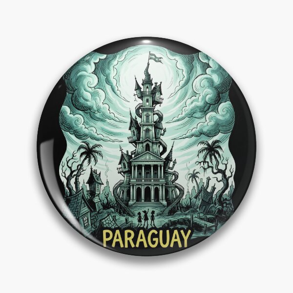 Item preview, Fantasy Paraguay: Tower and Tropical Palms designed and sold by EdwinkOne.