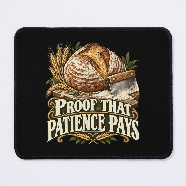 Item preview, Proof That Patience Pays - Sourdough Bread Baking designed and sold by Good Mood Foundry.