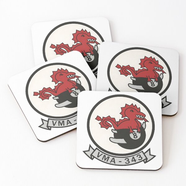 Item preview, Official Insignia of USMC Marine Attack Squadron 343 (VMA-343) designed and sold by CharlieDesings.