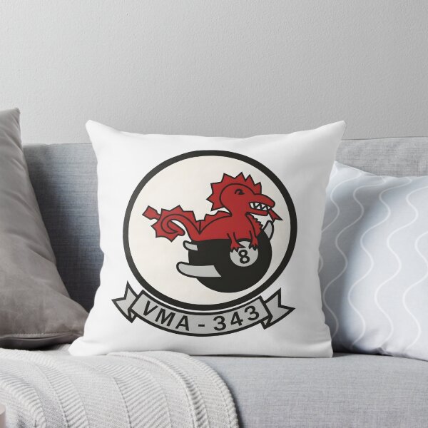 Item preview, Official Insignia of USMC Marine Attack Squadron 343 (VMA-343) designed and sold by CharlieDesings.