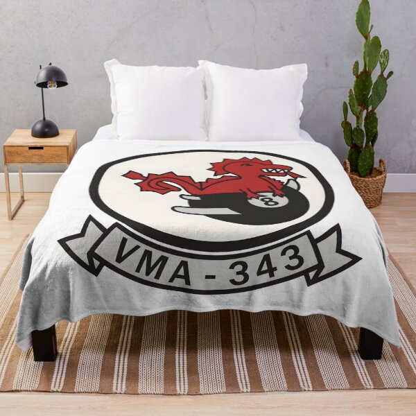 Item preview, Official Insignia of USMC Marine Attack Squadron 343 (VMA-343) designed and sold by CharlieDesings.