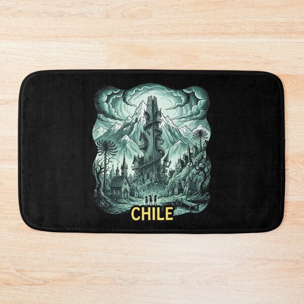 Item preview, Fantasy Chile: Tower and Snowy Mountains designed and sold by EdwinkOne.