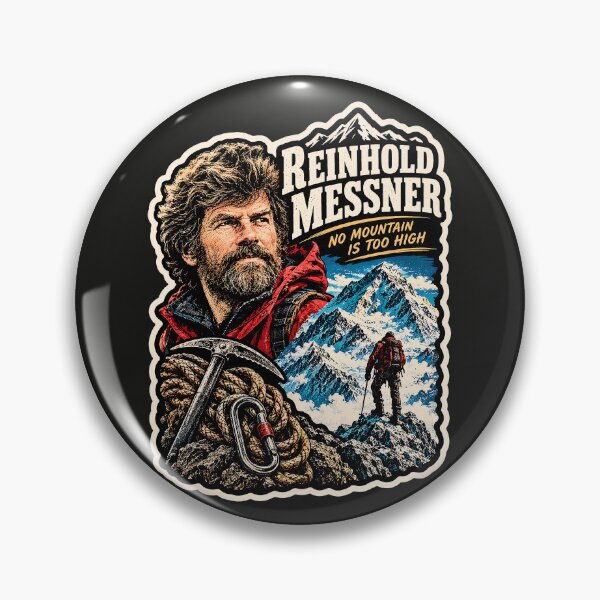 Artikelvorschau, Reinhold Messner Vintage-Bergsteigerposter – Everest-Besteigung & Alpinabenteuer-Kunst entworfen und verkauft von Marginalia Workshop.