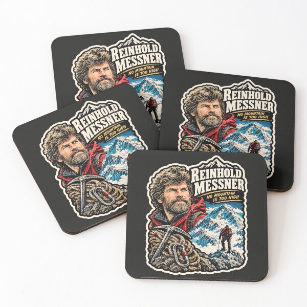 Item preview, Reinhold Messner Vintage Mountaineering Poster – Everest Climbing & Alpine Adventure Art designed and sold by Marginalia Workshop.