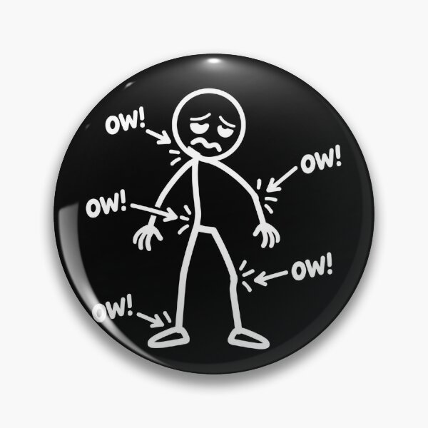Item preview, Ow Ow Ow Ow Saying Body Pain Character Humor Sarcastic designed and sold by Kladhadredo.