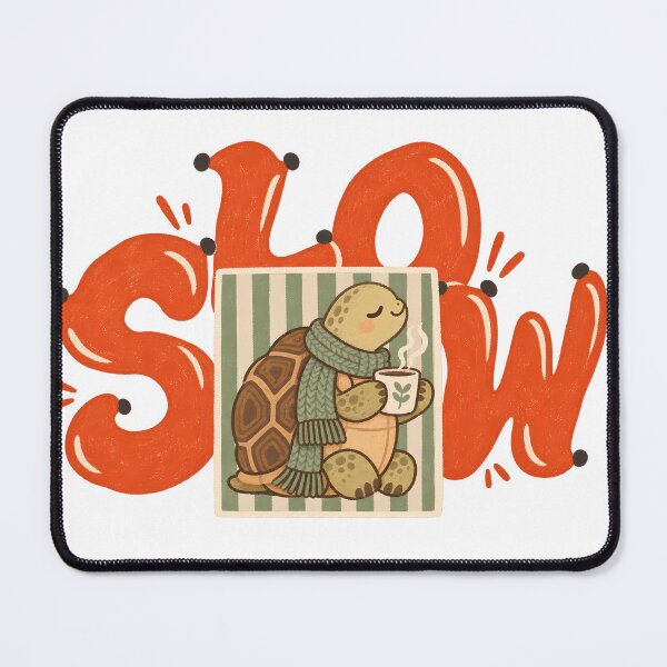 Item preview, Slow illustration designed and sold by WhimsyPeachCo.
