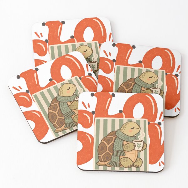 Item preview, Slow illustration designed and sold by WhimsyPeachCo.