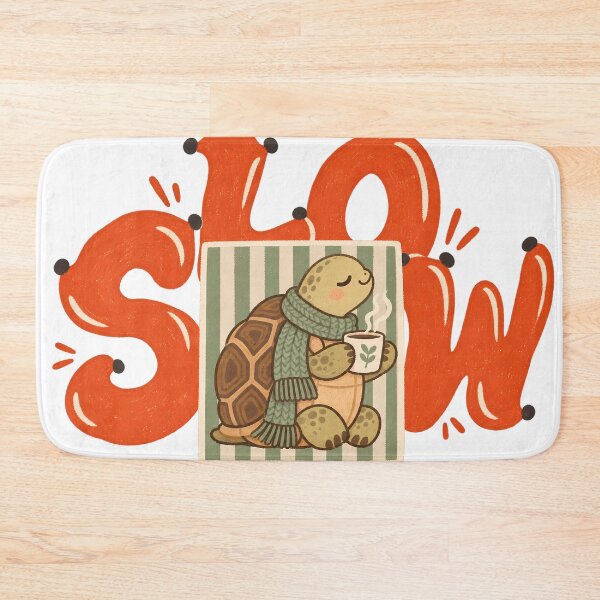Item preview, Slow illustration designed and sold by WhimsyPeachCo.