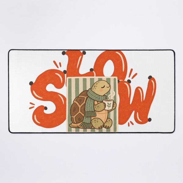 Item preview, Slow illustration designed and sold by WhimsyPeachCo.