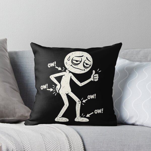 Item preview, Funny Ow Ow Ow Ow Saying Body Pain Character Humor Sarcastic designed and sold by Kladhadredo.