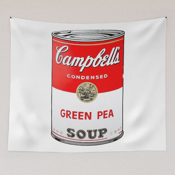 Item preview, Andy Warhol – Campbell's Soup Can – Green Pea designed and sold by LeGrizou.