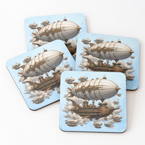 Item preview, Steampunk Sky Armada — The Brass Horizon designed and sold by MysticOzzy.