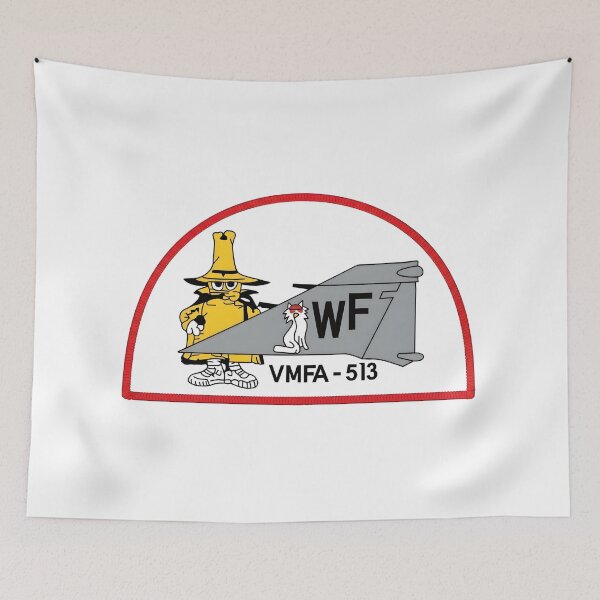 Item preview, Official Insignia of USMC Marine Fighter Attack Squadron 513 (VMFA-513) "Flying Nightmares" designed and sold by CharlieDesings.