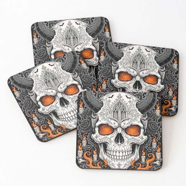 Item preview, The Skull of Eternal Night — Cursed Relic - Halloween  designed and sold by DibujandoPorfa.