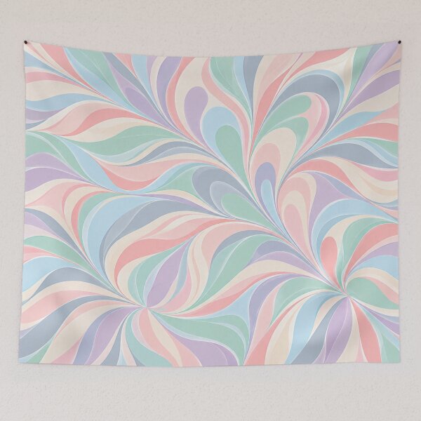 Item preview, Pastel Bloom – Elegant Pastel Abstract Swirl Pattern designed and sold by HO•Designs.
