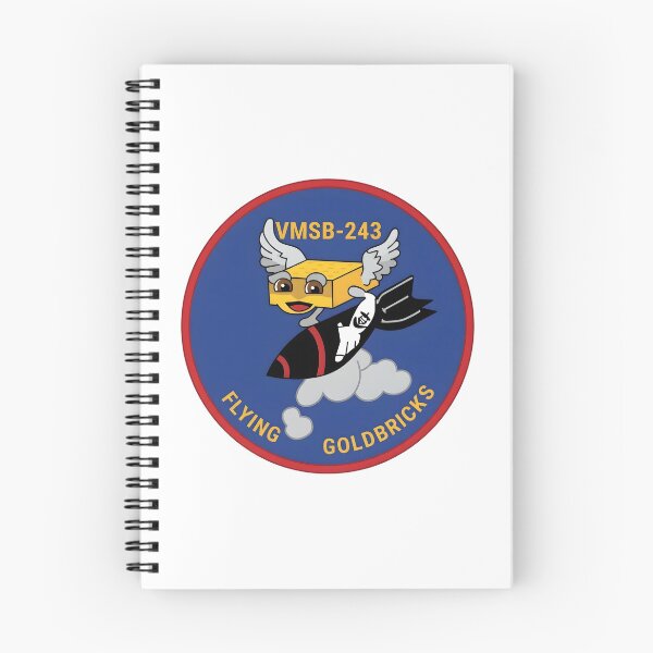 Item preview, Official Insignia of USMC Marine Scout Bombing Squadron 243 (VMSB-243) "Flying Goldbricks"    designed and sold by CharlieDesings.