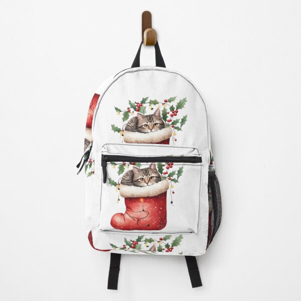 Item preview, Cute Christmas Cat Peeking Art designed and sold by AWADHESH CHAURASIA.