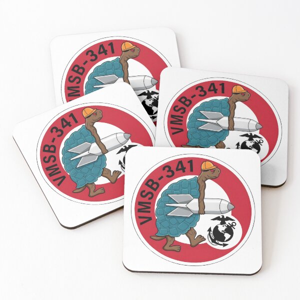 Item preview, Official Insignia of USMC Marine Scout Bombing Squadron 341 (VMSB-341) "Torrid Turtles"    designed and sold by CharlieDesings.