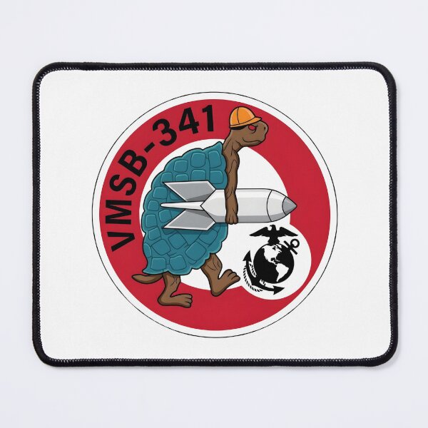 Item preview, Official Insignia of USMC Marine Scout Bombing Squadron 341 (VMSB-341) "Torrid Turtles"    designed and sold by CharlieDesings.