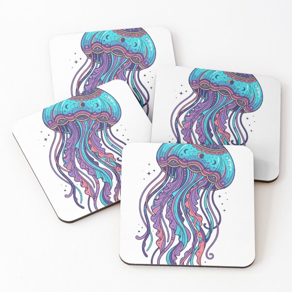 Item preview, Cosmic Jellyfish Surreal Ocean Celestial Illustration designed and sold by Zenith-Co.