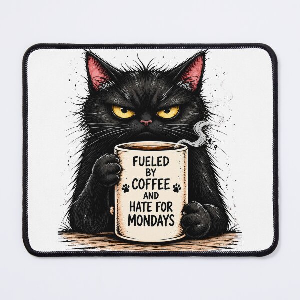 Item preview, Fueled by coffee and hate for mondays designed and sold by Edrien Design.