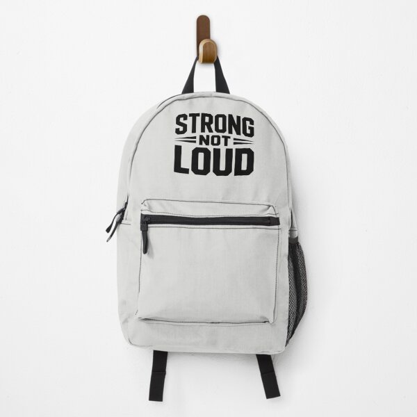 Item preview, STRONG NOT LOUD – Minimalist Fitness Motivation Quote designed and sold by Jollys-ArtShop.