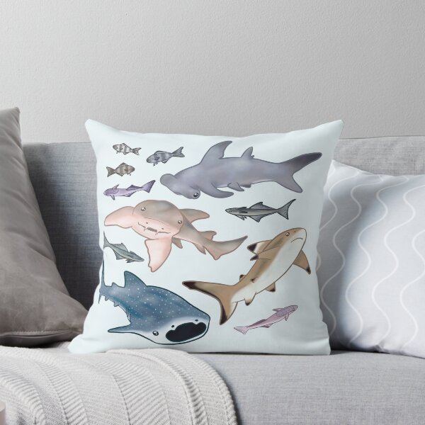 Item preview, Cute Shark Infestation  designed and sold by Ruedile.