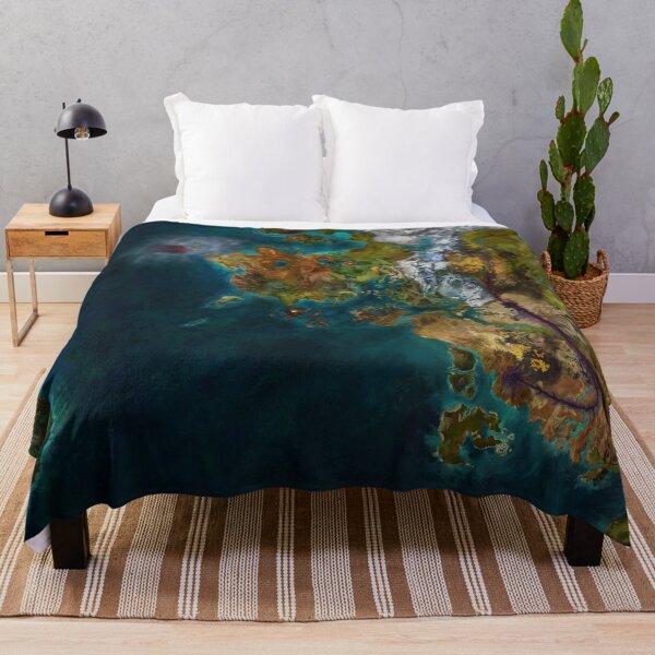 Item preview, Tyria Map designed and sold by DeviantMerch.