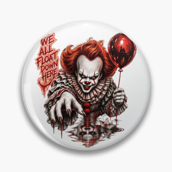 Item preview, Halloween Horror Characters Glam Pennywise Horror Character Movie Night Joker designed and sold by Thread&Fable.