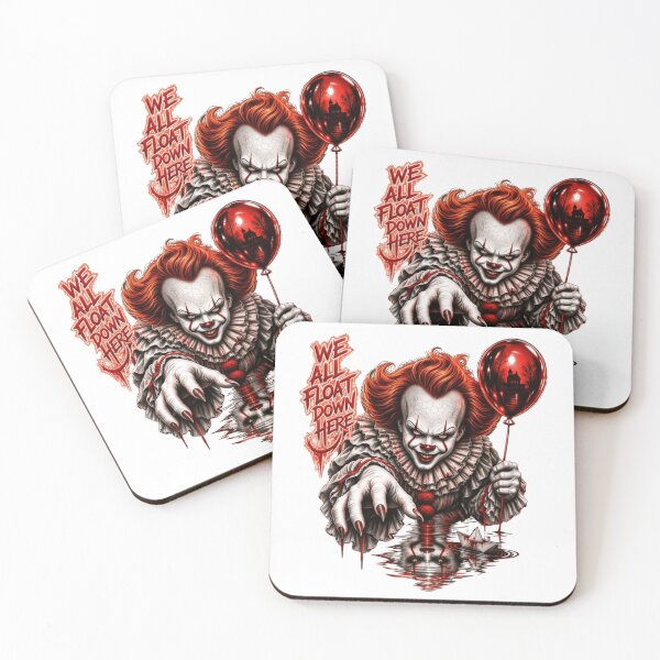 Item preview, Halloween Horror Characters Glam Pennywise Horror Character Movie Night Joker designed and sold by Thread&Fable.
