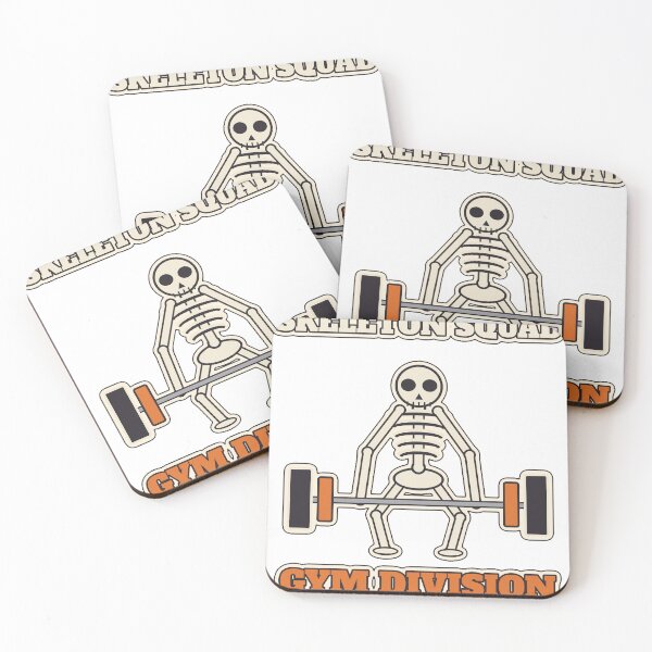 Item preview, Skeleton Squad Gym Division Workout Shirt designed and sold by WildEmberGoods.