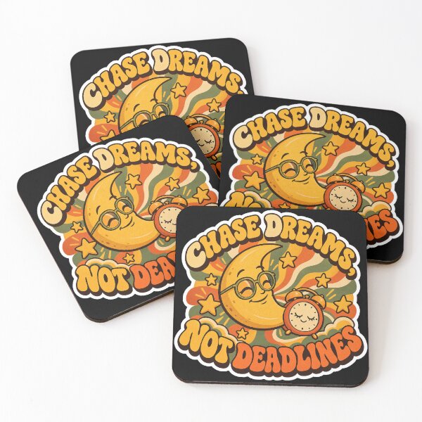 Item preview, Chase Dreams, Not Deadlines Retro Moon designed and sold by NovaToons.