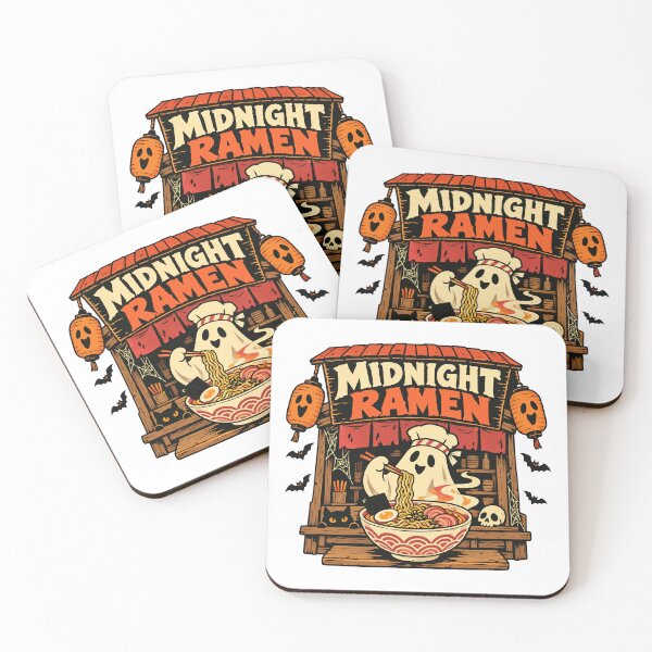 Item preview, Midnight Ramen Ghost Chef – Spooky Japanese Food Art designed and sold by Uglyandcute.